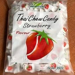 Haoliyuan Thai Chew Strawberry Flavour Candy 350 Gm (Approx 100Pc)-image-58