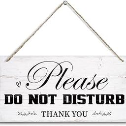 rdejxgvl Do Not Disturb Sign, Meeting Room Door Hanger, Decorative Wooden Plaque, 30x15cm, MDF, Rustic Style, Hang | Wall Mount, Privacy Theme, Indoor Home Decor, Various Occasions-image-7