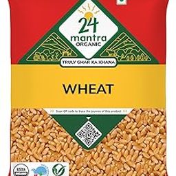 24 Mantra Organic Wheat Premium/Gehoon/Godhuma - 1 Kg | 100% Organic | Chemical Free & Pesticides Free | Rich & Strong Flavour-15