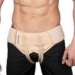 Wonder Care Cotton Hernia Belt For Men - Groin Hernia Support For Men, 2 Removable Compression Pads & Adjustable Groin Straps, Double Inguinal Hernia Truss Brace (M)-image-51
