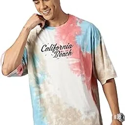the hollander Mens Half Sleeve Cotton Oversized Fit Printed T-Shirt-picture-41