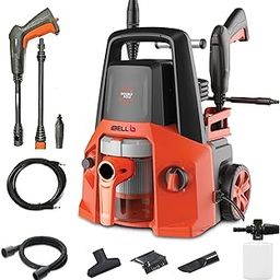 IBELL Double Role High Pressure Washer/Dry Car Vacuum Cleaner with Blower Function, 1550W Motor, 130 Bar Car Washer High Pressure Gun, 1.2M Vacuum Hose, Ideal for Cars, Bikes & Outdoor Surfaces-27