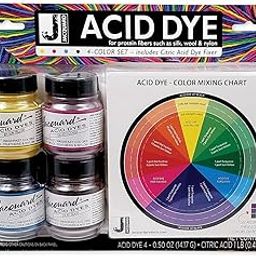 Jacquard Acid Dye 4 Colour Set with Citric Acid, Multicolour-20