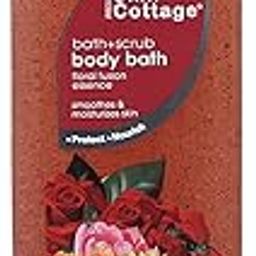 Floral Fusion Essence Bath Scrub - Exfoliating Body Wash with Apricot Kernel and Jojoba Beads (400 ml)-image-76