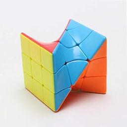 HAWKISTER Kid Strange Shape 3X3X3 Middle Curve Twisted Magic Cube Stickerless Puzzle Cube-image-30