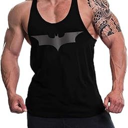 0051 Men's Tank Tops Muscle Gym Bodybuilding Vest Fitness Workout Train Stringers-image-92
