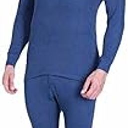 Winter Body Warmer Uper Blue Round Neck Thermal Top Pajama and Bottom Suit Combo Set Pack of 1_MTST101_90-picture-28