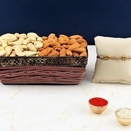 SFU E Com Dry Fruit Hamper For Rakshabandhan Gift | Dry Fruit And Rakhi For Brother | Dry Fruit Basket Hamper | 17-85