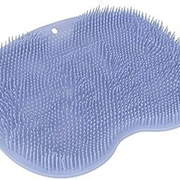 Shower Back & Foot Scrubber Wall Mounted Silicone Bath Massage Cushion Brush with Suction Cups, Exfoliating Foot Scrub Mat for Dead Skin Removal, Bathroom Wash Foot Brush-picture-35