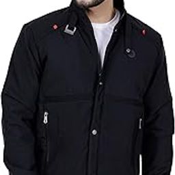 dollar Full Sleeves Bomber Jacket for Men | TPU Men's Standing Collar Lightweight Winter Jacket, Regular Fit-picture-44