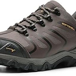Men's 160448-low Brown Black Tan Low Top Waterproof Hiking Boots Outdoor Lightweight Shoes Backpacking Trekking Trails Size 9.5 M US-image-83