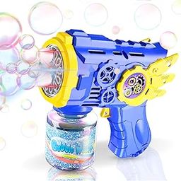 Automatic Bubble Gun Machine for Kids with 1 Bubble Solution, Bubble Gun Toy for Kid with Light and Bubble Gun Liquid, Birthday Gift for Kids Toys (1 Piece)-17