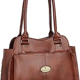 creeper Women's PU Leather Large Capacity Shoulder Tote Handbag with Top Handle & Multi-Pockets-picture-28