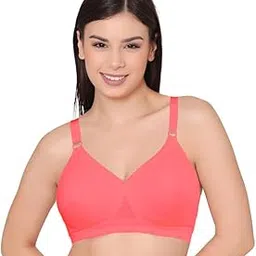 Groversons Paris Beauty Poly-Cotton Double Layered Non-Padded Wire-Less Bra (BR115$P)-picture-10