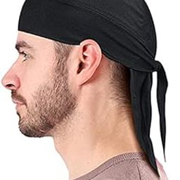 BISMAADH Cooling Helmet Liner Polyester & Elastic Stretchable Quick Dry Breathable Skull Running Cap Patka for Men & Women-image-27