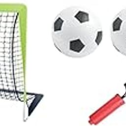 CALANDIS™ Kids Mini Soccer Goals Set Net and Ball Set Folding for Park Playground Green | Goals & Nets | Soccer | Team Sports-picture-28