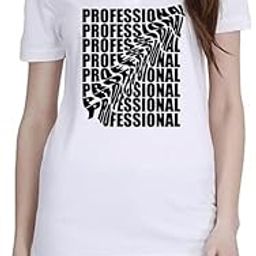Professional (BLK) White Women Polo T-Shirt-image-90