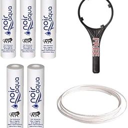 Noir Aqua RO PP Spun Filter 5pcs, 10 inch, 5 Micron + 1 Spanner + 2 Mtr Free Pipe | Suitable for All Types of RO Water purifiers, Water Filter Candle Cartridge-image-54
