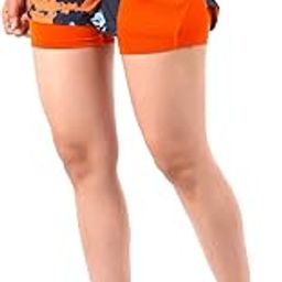 2 in 1 Running Sports Shorts for Women with Mobile Phone Pockets - Double Layered Yoga, Gym Shorts with Inner Tights for Women Workout - Quick Dry & Moisture-Wicking Active Wear-13