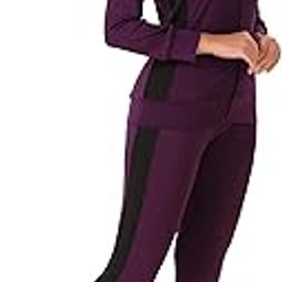 Women's Body Fitted Gym Running Sports Track Suit | Regular Casual Fit | Track Suit for Girls & Women | Fabric - Polyester-image-63