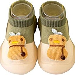 Baby Socks Shoes Anti Skid Rubber Soft Sole Infant Slippers Cotton Mesh Breathable Lightweight Sock Shoes (Multicolor)-image-30