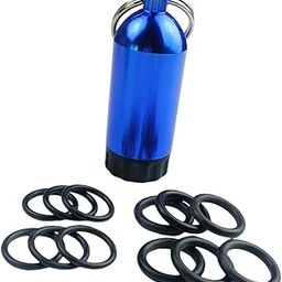 CALANDIS Mini Dive Tank Keychain 8x2.2cm for Regulator and Valve Accessory 12 O Rings Blue | Boots, Booties | Fins, Footwear & Gloves-picture-38