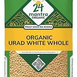24 Mantra Organic Unpolished Urad Dal White Whole/Minapa Pappu - 500gms | Pack of 1 | 100% Organic | Chemical Free & Pesticides Free | Free From Impurities | Unadulterated | Natural Protein Source-15