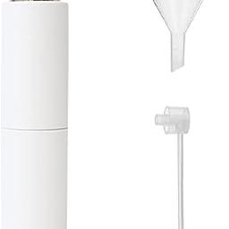 10ml White Mini Travel Perfume Refillable Bottle Spray Empty Atomizer with Perfume Extractor Pump,Funnel-46
