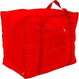 Kuber Industries Parachute Big Underbed Moisture Proof Storage Bag with Zippered Closure and Handle, Red, Standard (CTKTPAR04)-16