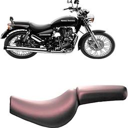 ALMOS Seat Cover for Royal Enfield Thunderbird 350cc (Black)-image-61