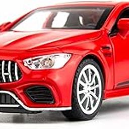 BlackZone 1:32 Mercedes AMG Benz GT63 Toy Car Metal Pull Back Diecast Car with Openable Door and Sound Light, Gifts Toys for Kids【 Red 】-image-53