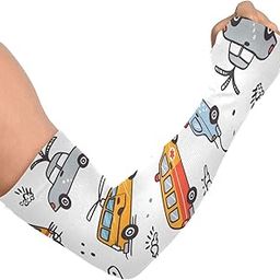 Cooling Arm Sleeves for Men Women UV Sun Protection Arm Covers Car Vehicle Compression Sleeves Sports Football Golf Cycling-image-86