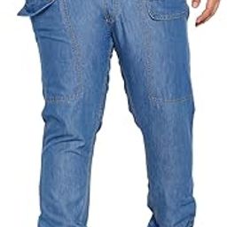 Plus Size Men's Regular Fit Solid Trouser-image-37
