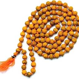 Takshila Gems® Natural Turmeric Rosary Haldi Kanthi for Jaap & Wear 108+1 (8 mm Knotted Beads Mala) Haldi Mala for Jaap & Wear हल्दी की माला-image-40