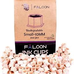 Falcon Biodegradable Tattoo Inks cup with Stands Pack of 200 pcs (Small)-picture-38
