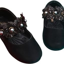 18 To 24 Months Synthetic Leather Ballerinas/Belly Sandal/Booties for Girls (Black)-BT4845-image-53