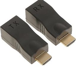 UniQMart 4K 1080P 3D HDMI Extender Over Single RJ45 Cat 5e/6 Network Ethernet Adapter-18