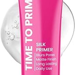 Coloressence Time to Prime Makeup Silk Primer| Makeup Primer for Moisturization| Glow Primer, Lightweight, Non-Greasy| Matte Finish, Blurs Pores| With Vitamin E & Wheatgerm Oil Extracts-2