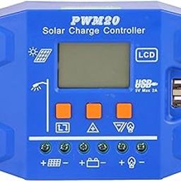 REES52 30A 12V/24V Charge Controller Solar Charge Controller Panel Battery Regulator Compatible with Lead Acid Battery-29