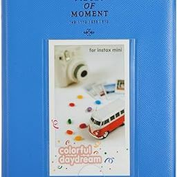 ZENKO 64 Pockets Photo Album for Fujifilm Instax Mini 12 11 9 8 40 Evo Liplay 7S Instant Camera/Mini Link Printer, Polaroid Snap Touch PIC-300 Z2300 Mint Zip Instant Camera Printer-Cobalt Blue-65