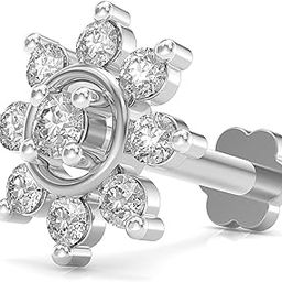 925 Sterling Silver 18K Gold Plated Stellar Circle Nose Pin for Women and Girls | With Certificate of Authenticity and 925 Stamp-image-88