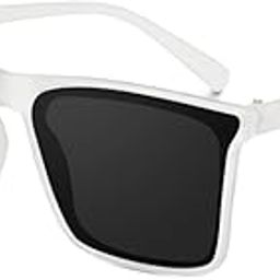 Rectanglular Sunglasses for Men Women | Retro Sunglasses Vintage Fashion Unique Design & Modern Look | Pack Of 1-image-20