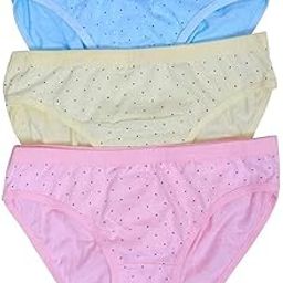 LOURYN KOULYN® Cotton Hipster Panties for Women/Girls - Daily Use, Cream, Blue, Red Combo - Small, Medium, Large, XL, XXL, XXXL (Pack of 3)-image-36
