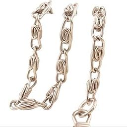 Urban Creation Handbag Chain Replacement Strap for Lady's Purse Clutch - Silver, Metal, Vintage Style, 47.52 Inches-image-63