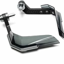 ASRYD Universal Motorcycle Bike Clutch Lever Protector Brake Guard Handlebar levers Protect Handguard Adjustable & Extendable for All Bikes (Black)-19