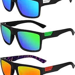 karsaer 3 Pack Polarized Sunglasses for Men Stylish Fishing Driving Sun Glasses Mens Goggles E1341-picture-0