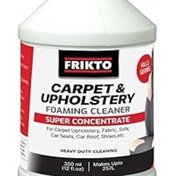 Frikto Carpet & Upholstery Cleaner (350ml) Super Concentrate - for Carpet, Upholstery, Fabric, Car Interiors, Seat, Door Panel, Headliner Roof, Dashboard, Mat, Leather, Plastic & Laminate-image-4