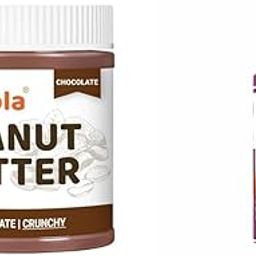 Pintola Combo - Chocolate Peanut Butter Crunchy 350g + Rice Cake Multigrain Salted 130g, 100% Pure Roasted Peanuts butter Chocolate Flavour Crunchy, High Fibre With Organic Rice Cakes-11