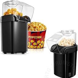 Drumstone (BUY 1 GET 1) Electric Popcorn Machine, Aluminum Hot Air Popcorn Maker for Home, Oil-Free Healthy Snack Popper, Large Capacity Popcorn Machine for Movie Nights & Parties -16 Years Warranty-picture-2