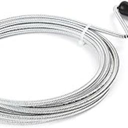 Mallofusa Metal Drain Cleaner and Clog Remover, 10FT long Hair Catcher Cleaning Tool, Sink Dredge Pipeline Cleaner for Bathroom Kitchen Tube Sink Basin-86